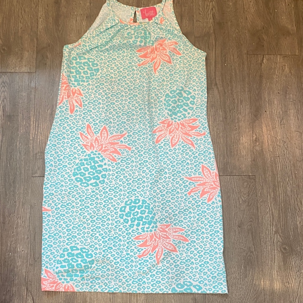 Britt Sleeveless Floral Dress